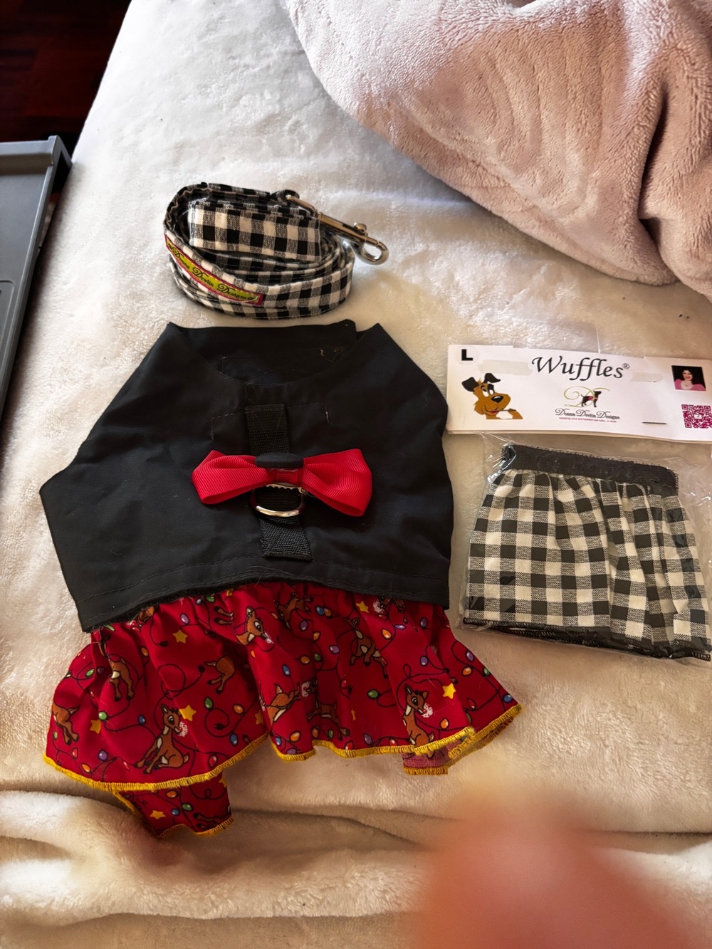 Small Dog Dress (M) Interchangeable Lace
